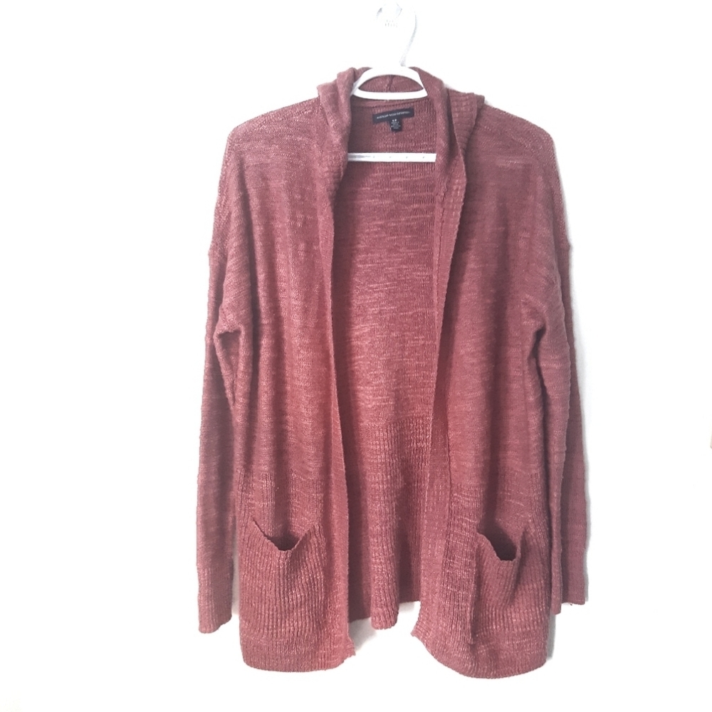 Pink American Eagle Cardigan